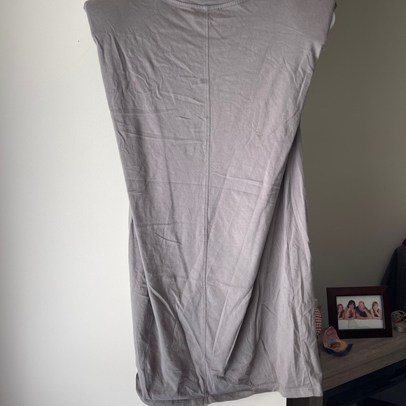 Babaton Shoulder Pad Dress Taupe XS - Picture 4 of 6